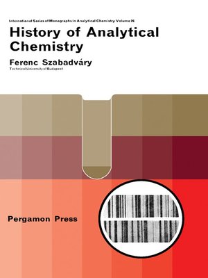 cover image of History of Analytical Chemistry